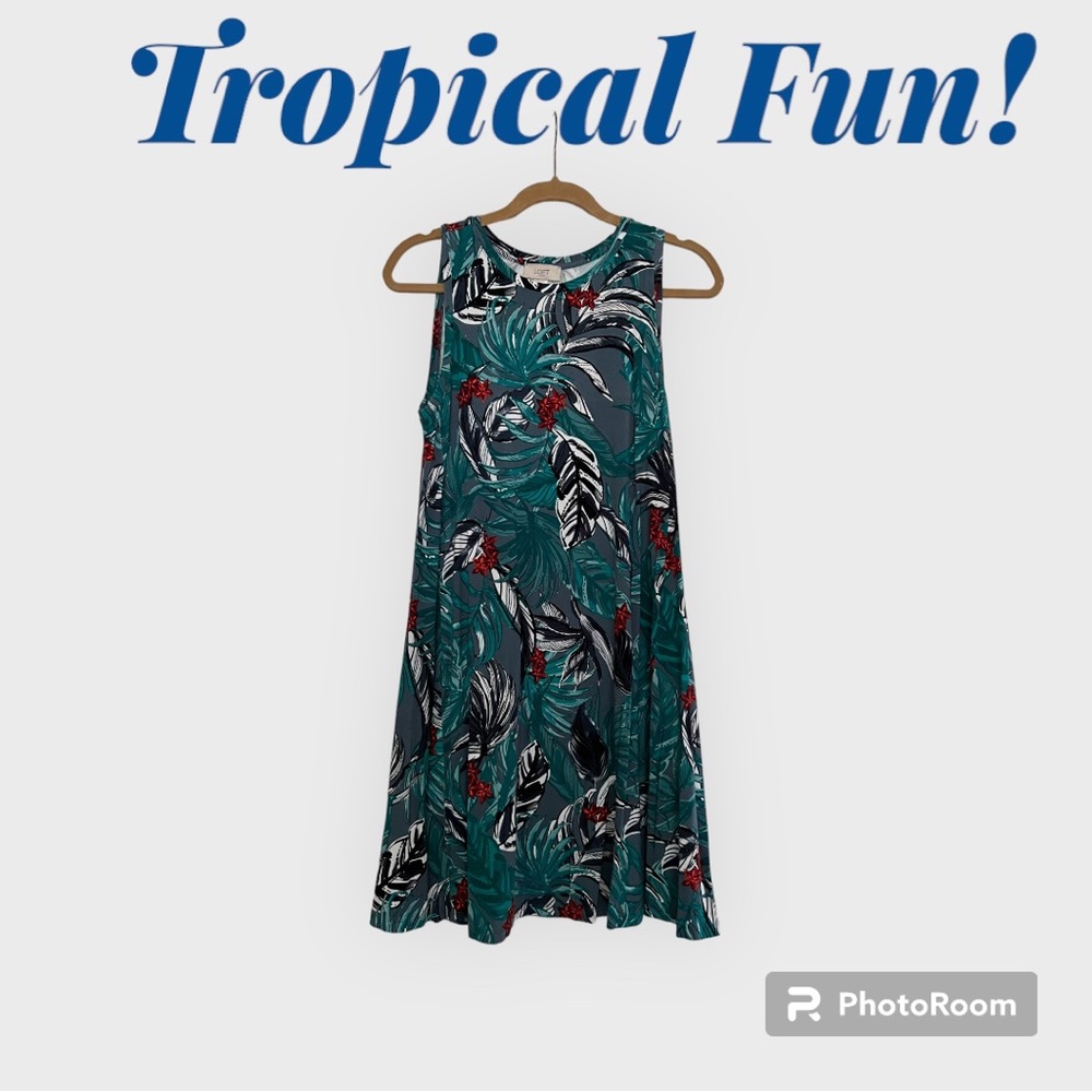 LOFT Tropical Print Sundress – Size Small